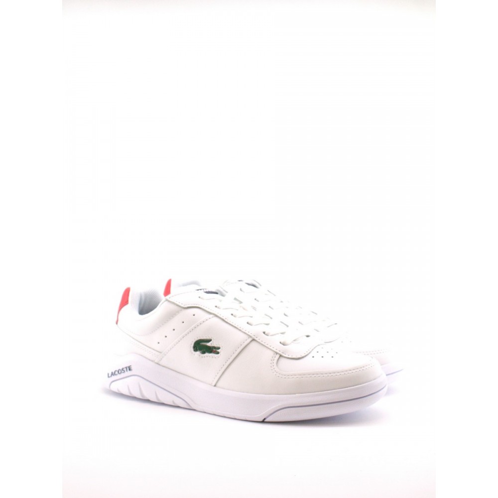 ΑΝΔΡΙΚΟ SNEAKER LACOSTE GAME ADVANCE ΑΣΠΡΟ ΔΕΡΜΑ