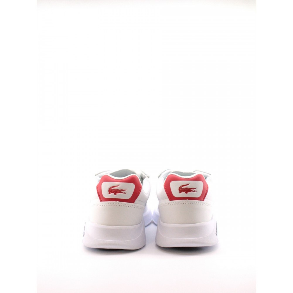 MEN SNEAKER LACOSTE GAME ADVANCE WHITE LEATHER