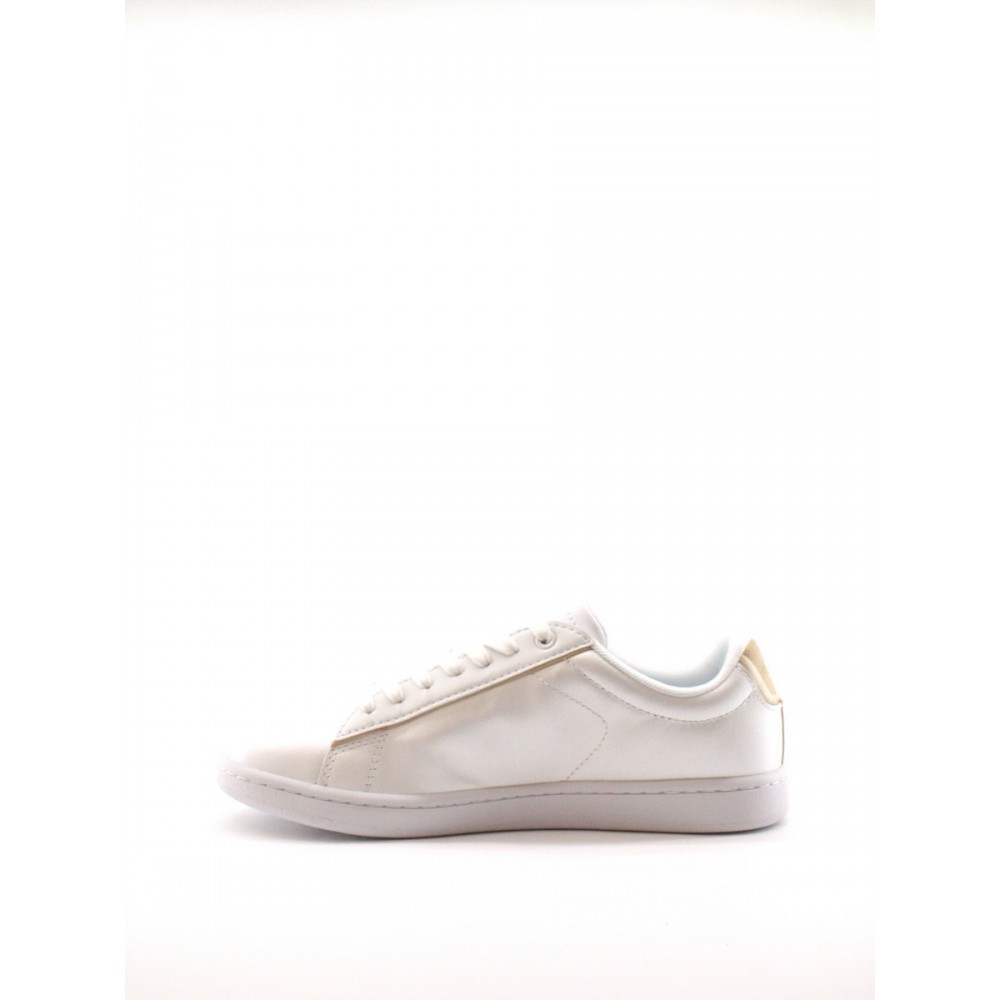 WOMEN SNEAKER LACOSTE CARNABY EVO WHITE LEATHER