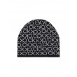 WOMEN ΒΕΑΝΙΕ CALVIN KLEIN NEW MONOGRAM BEANIE K60K608521BAX BLACK FABRIC