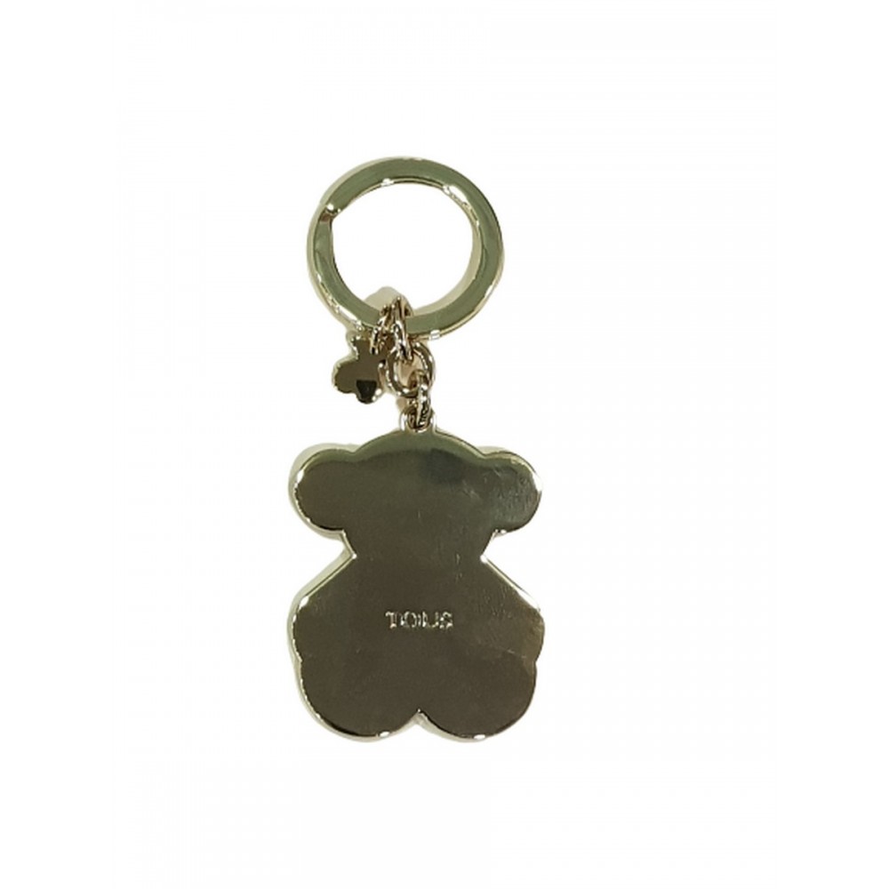 WOMEN KEYFOB TOUS LLAVEROS OSO K MINI SILHOUETTE 2001512013 BEIGE METALLIC