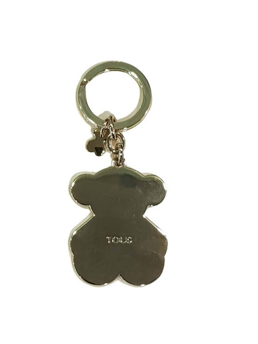 WOMEN KEYFOB TOUS LLAVEROS OSO K MINI SILHOUETTE 2001512013 BEIGE METALLIC