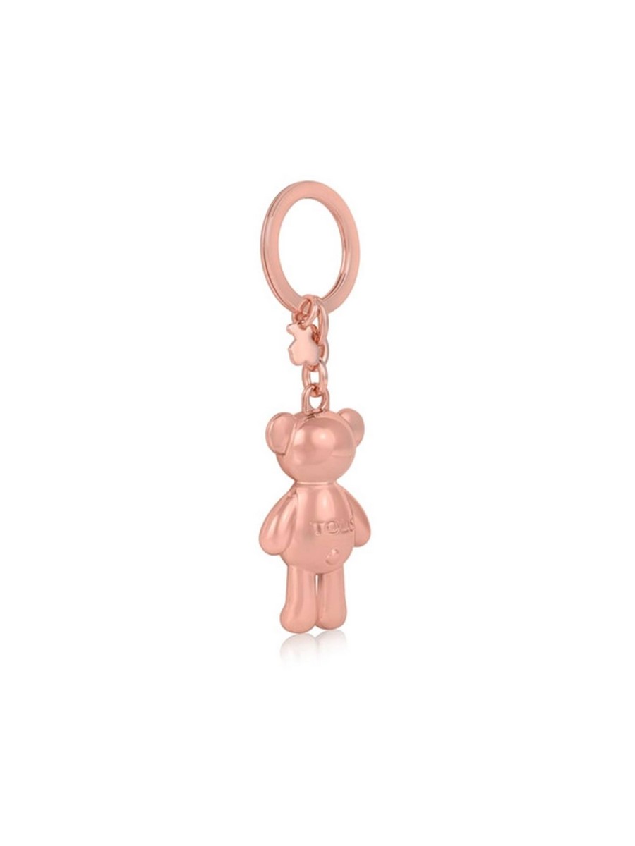 WOMEN KEYFOB TOUS LLAVEROS OSO TEDDY BEAR ROSA 2001594313 PINK METALLIC