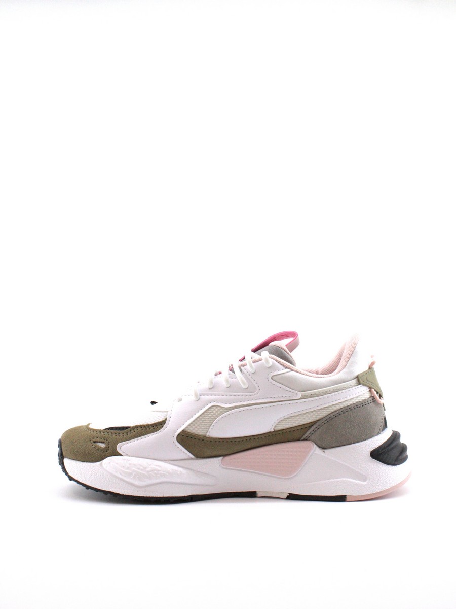 WOMENS SNEAKER PUMA RS-Z REINVENT WNS 383219 01 WHITE LEATHER -FABRIC