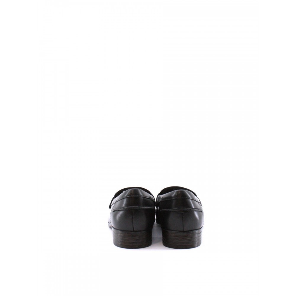 ΓΥΝΑΙΚΕΙΟ ΜΟΚΑΣΙΝΙ CLARKS HAMBLE LOAFER 26147739 ΜΑΥΡΟ ΔΕΡΜΑ