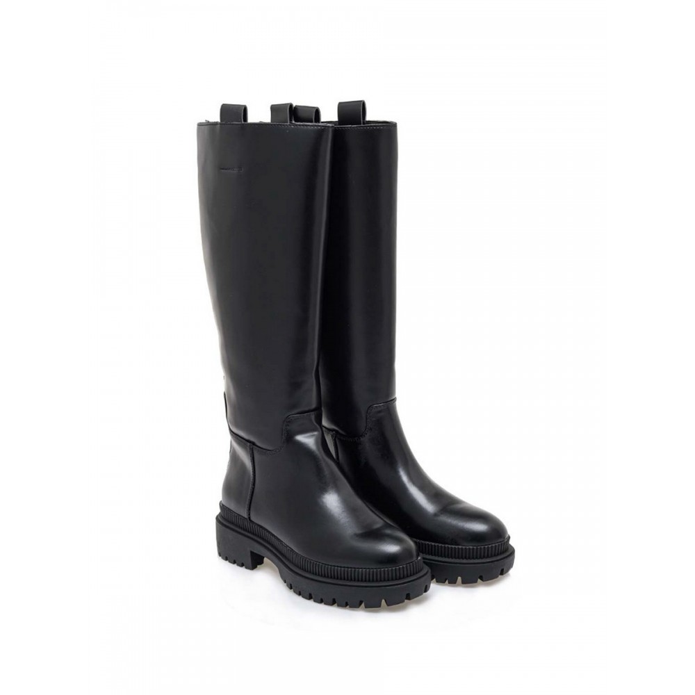 WOMEN BOOT PEPE JEANS BETTLE RAIN PLS50432-999 BLACK SYNTHETIC