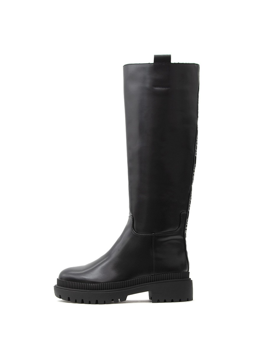 WOMEN BOOT PEPE JEANS BETTLE RAIN PLS50432-999 BLACK SYNTHETIC