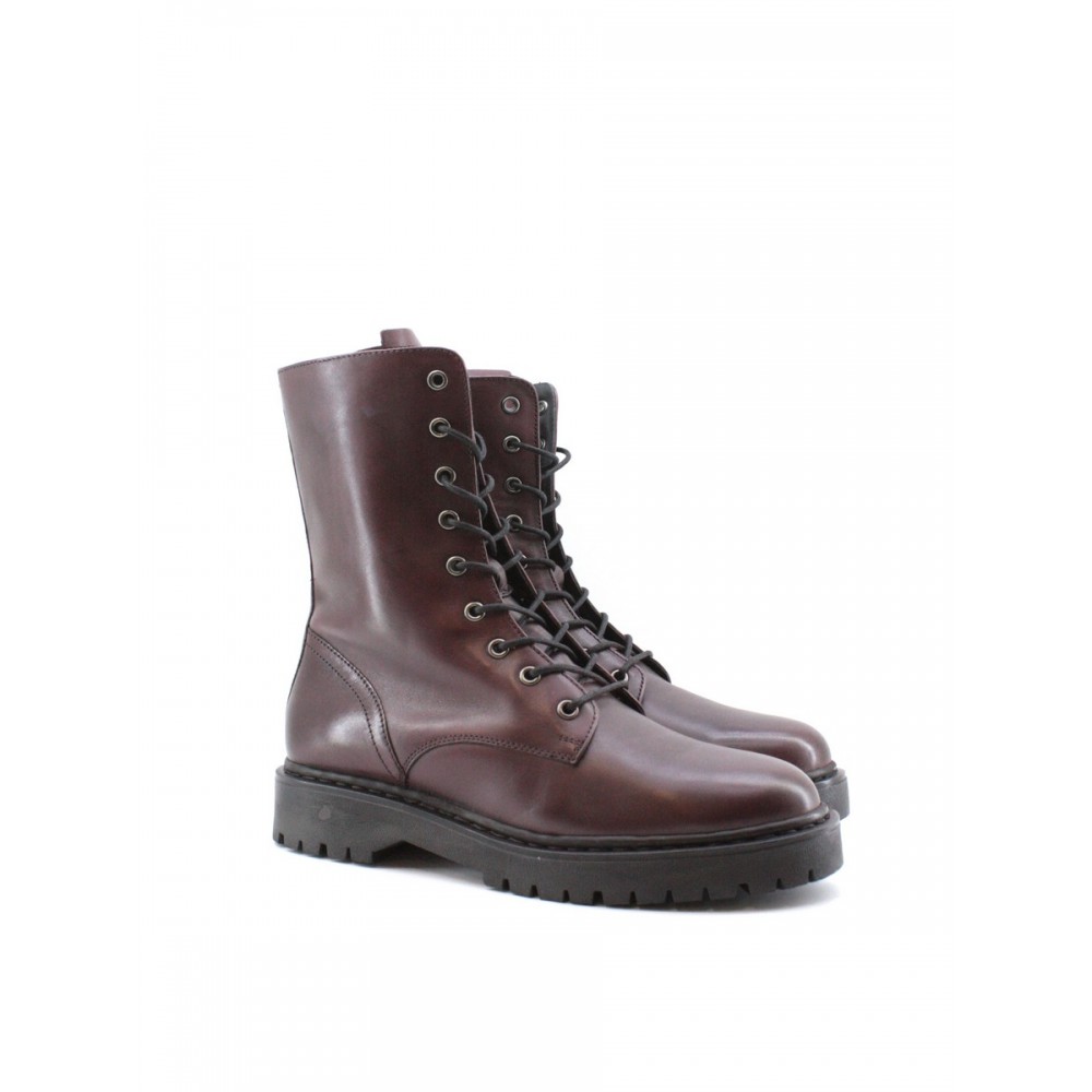 WOMEN BOOT GEOX BLEYZE F D16QDF BORDEAUX LEATHER