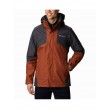 Men Columbia Bugaboo II Fleece Interchange Jacket WO1273-242 Dark Amber, Charcoal Fabric