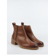 WOMEN SNEAKER ΒΟΟΤ CLARKS COLOGNE ZIP 26161485 Brown LEATHER