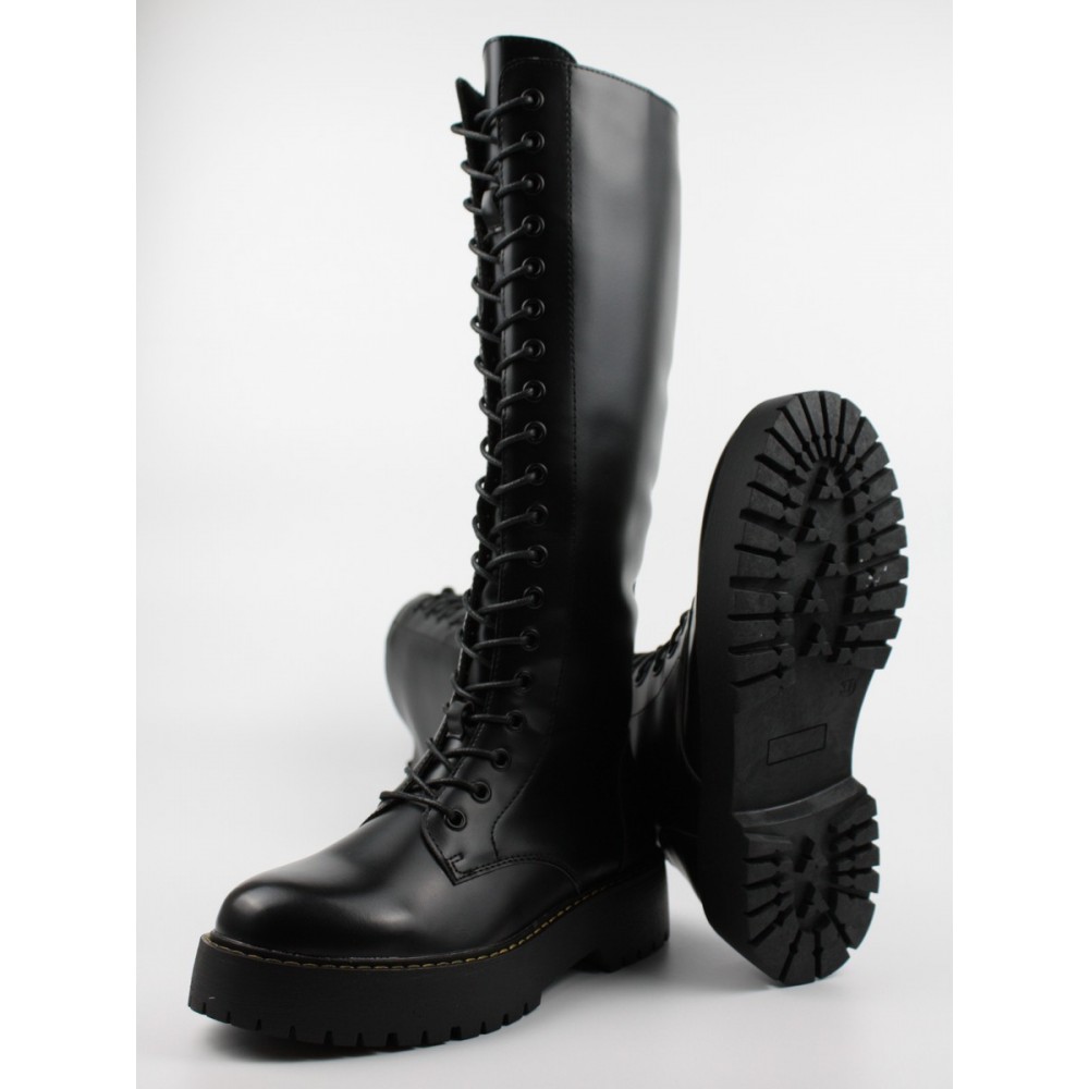 Women Boot ΕΧΕ N234Y910 Black Synthetic