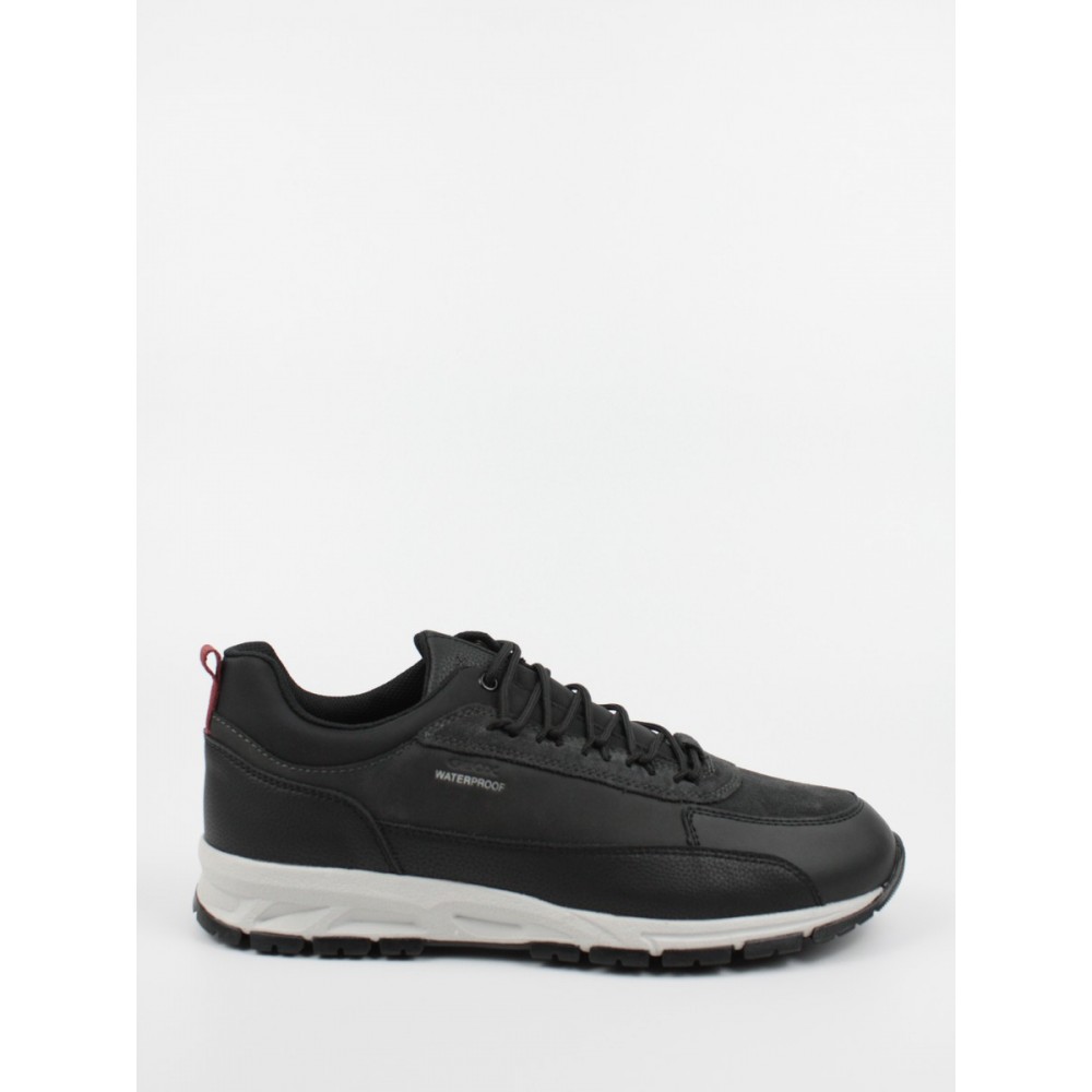 Ανδρικό Sneaker Geox Delray B WPF U16CQD Μαύρο Ανδρικό Sneaker Geox Delray B WPF U16CQD Μαύρο