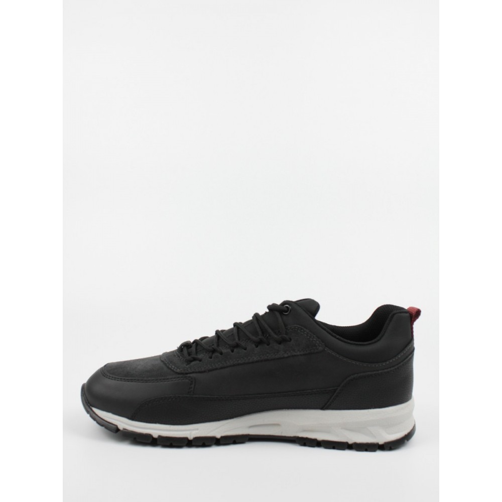 Ανδρικό Sneaker Geox Delray B WPF U16CQD Μαύρο Ανδρικό Sneaker Geox Delray B WPF U16CQD Μαύρο