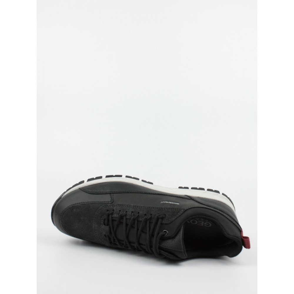 Ανδρικό Sneaker Geox Delray B WPF U16CQD Μαύρο Ανδρικό Sneaker Geox Delray B WPF U16CQD Μαύρο