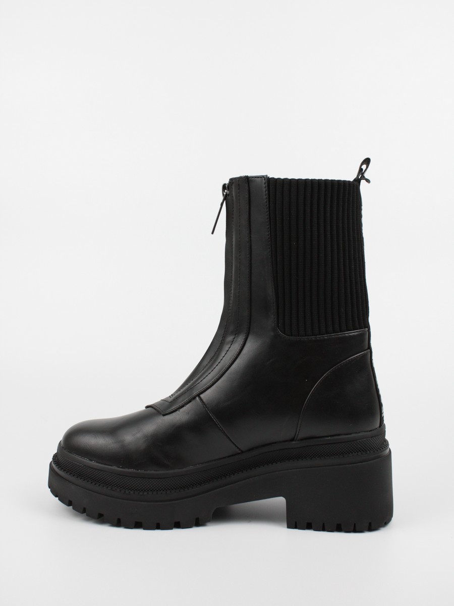 Women Boot Pepe Jeans Rock Zip PLS50438-999 Black Synthetic