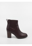 Women Bootie Clarks Verona Ease 26169009 Βurgundy Leather