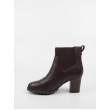 Women Bootie Clarks Verona Ease 26169009 Βurgundy Leather
