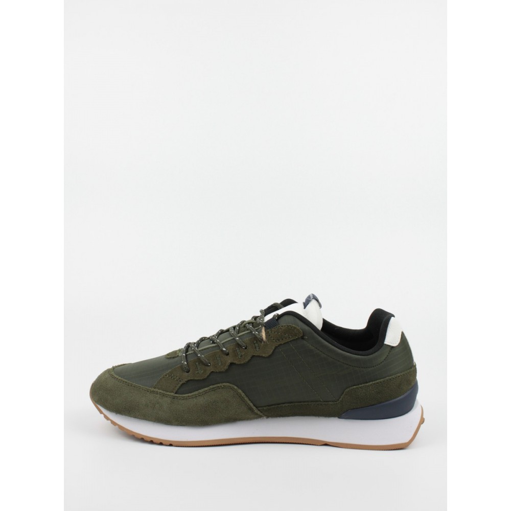 Men Sneaker North Sails RW-04 FIRST 024 Khaki Fabric-Leather