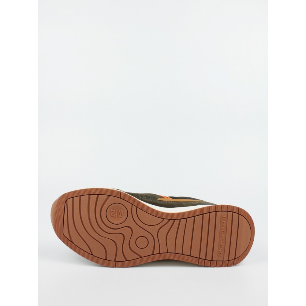 Ανδρικό Sneaker North Sails RW/01 Island 042 Χακί Υφασμα Δέρμα Ανδρικό Sneaker North Sails RW/01 Island 042 Χακί Υφασμα Δέρμα