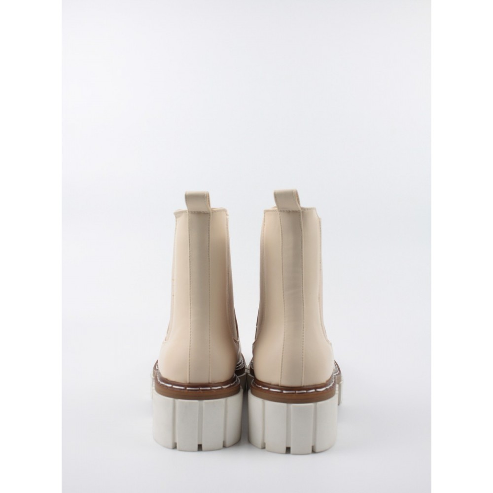 WOMEN BOOTIE EXE N351R291 BIEGE SYNTHETIC