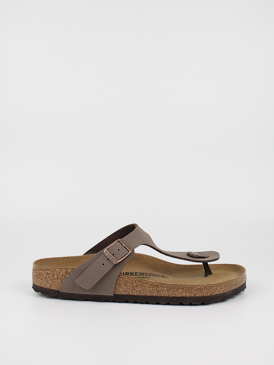 Women's Sandal Birkenstock Gizeh 0043751 Cigar Synthetic