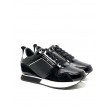 Women Sneaker Tommy Hilfiger Leather Wedge Sneaker FW0FW04420-990 Black Leather