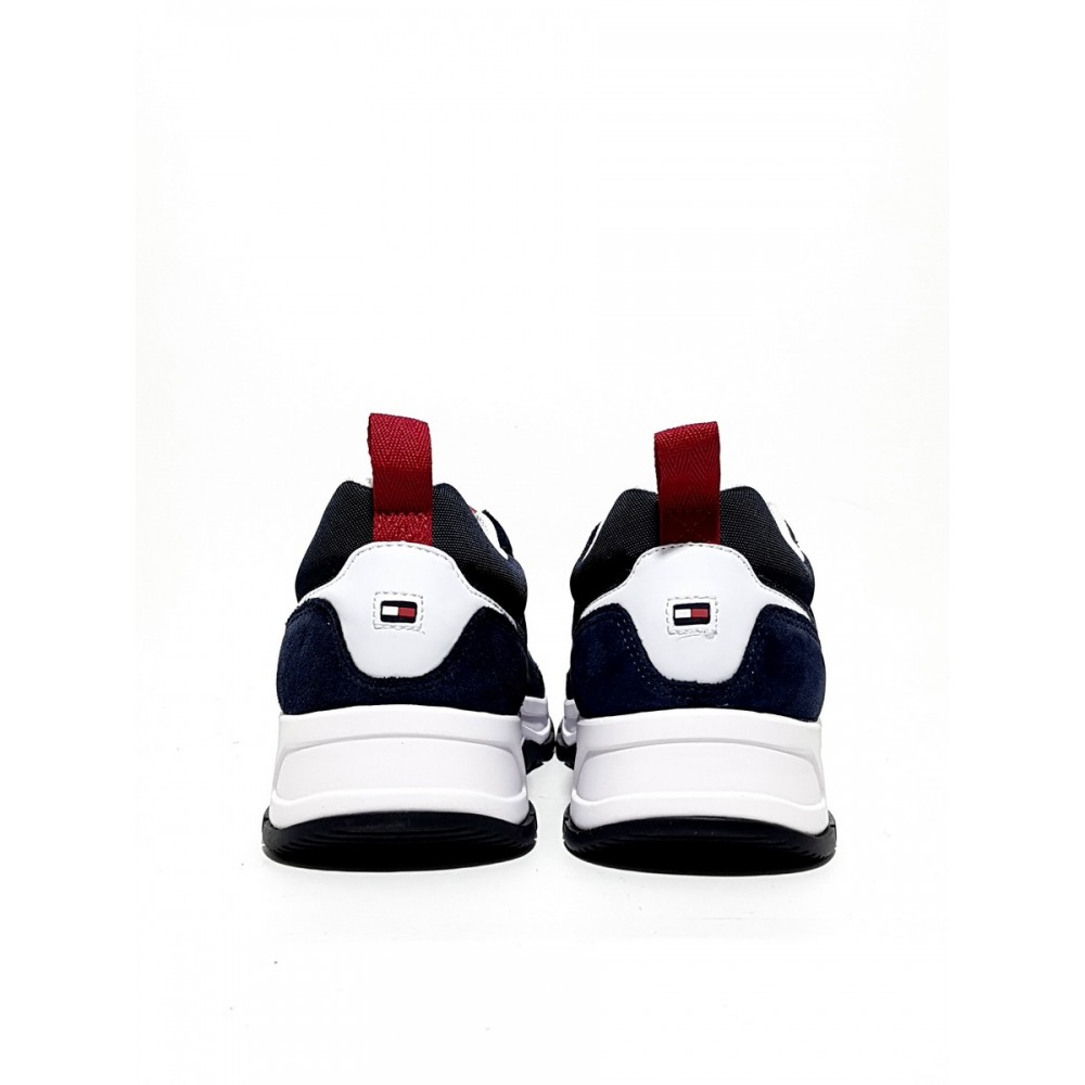 Ανδρικό Sneaker Tommy Hilfiger FM0FM02389-020 Μπλε Δέρμα