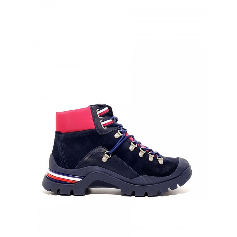 Ανδρικό Μποτάκι Tommy Hilfiger Corporate Outdoor boot FM0FM02414-403 Μπλε Καστόρ