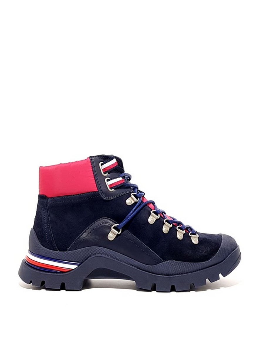 Men's Boot Tommy Hilfiger Corporate Outdoor boot FM0FM02414-403 Blue Castor