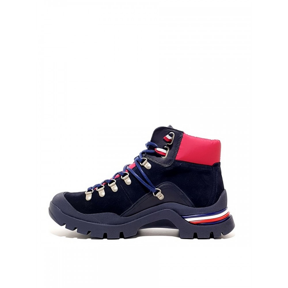 Ανδρικό Μποτάκι Tommy Hilfiger Corporate Outdoor boot FM0FM02414-403 Μπλε Καστόρ