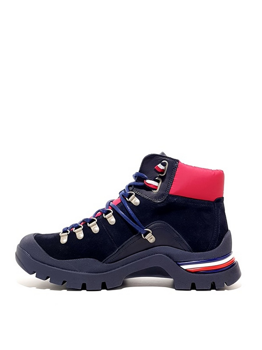 Ανδρικό Μποτάκι Tommy Hilfiger Corporate Outdoor boot FM0FM02414-403 Μπλε Καστόρ