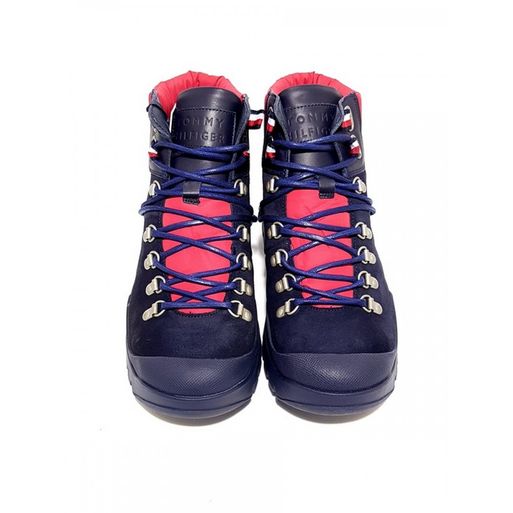 Ανδρικό Μποτάκι Tommy Hilfiger Corporate Outdoor boot FM0FM02414-403 Μπλε Καστόρ