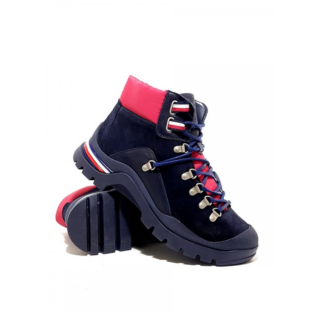 Ανδρικό Μποτάκι Tommy Hilfiger Corporate Outdoor boot FM0FM02414-403 Μπλε Καστόρ