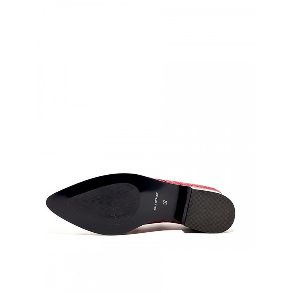 Women Oxford Wall Street 156-19736 Red Snake Women Oxford Wall Street 156-19736 Red Snake