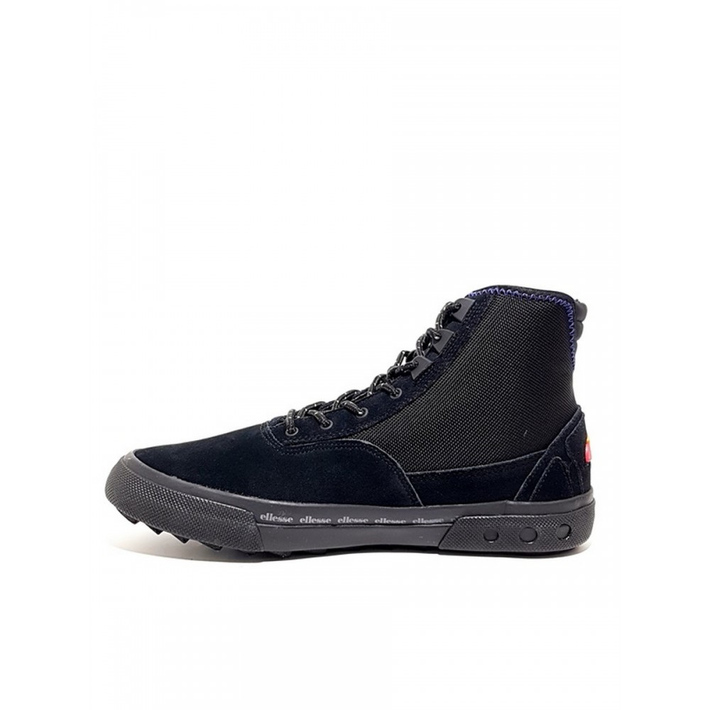 Men\'s Boot Ellesse Zanica Hi Black Beaver - Fabric