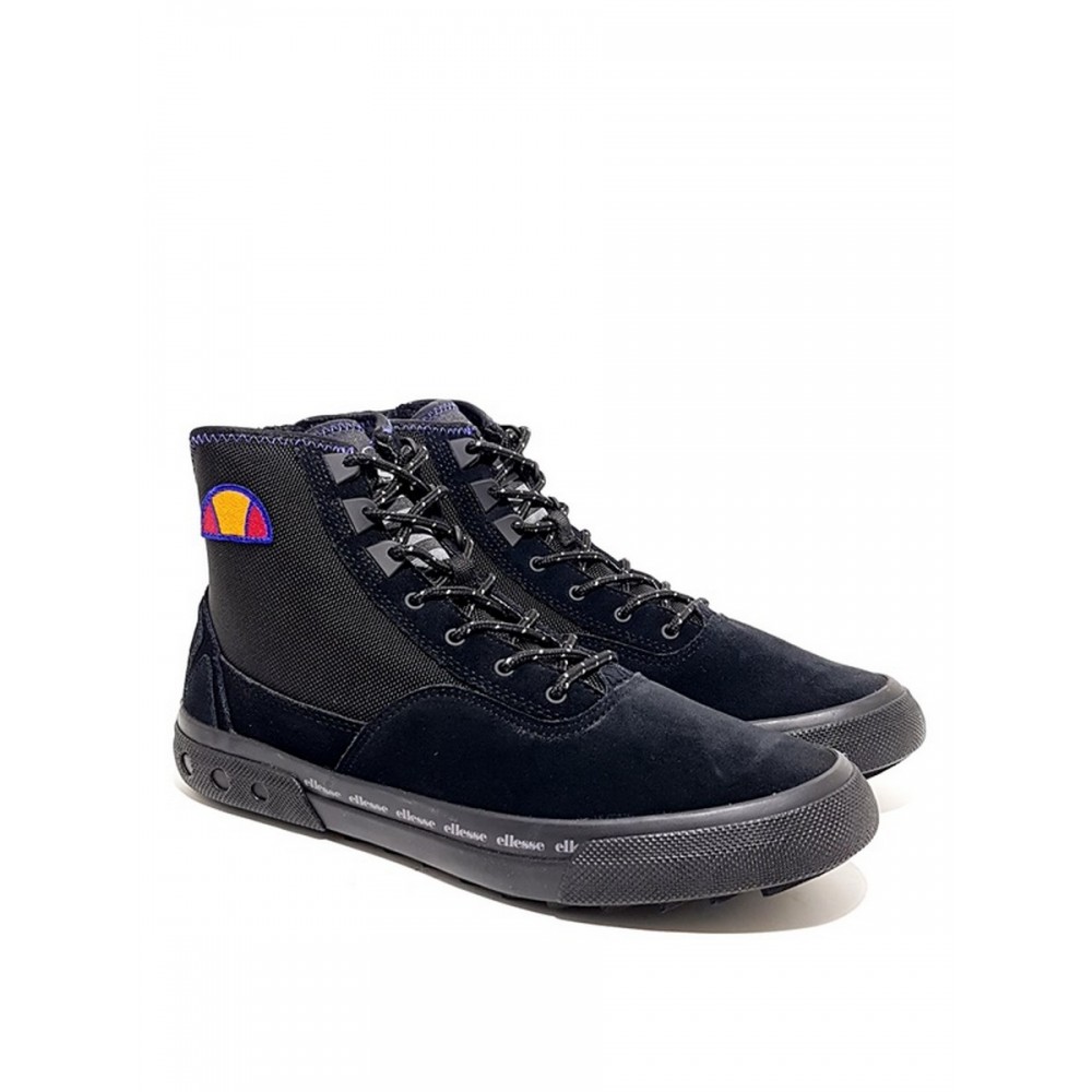 Men\'s Boot Ellesse Zanica Hi Black Beaver - Fabric