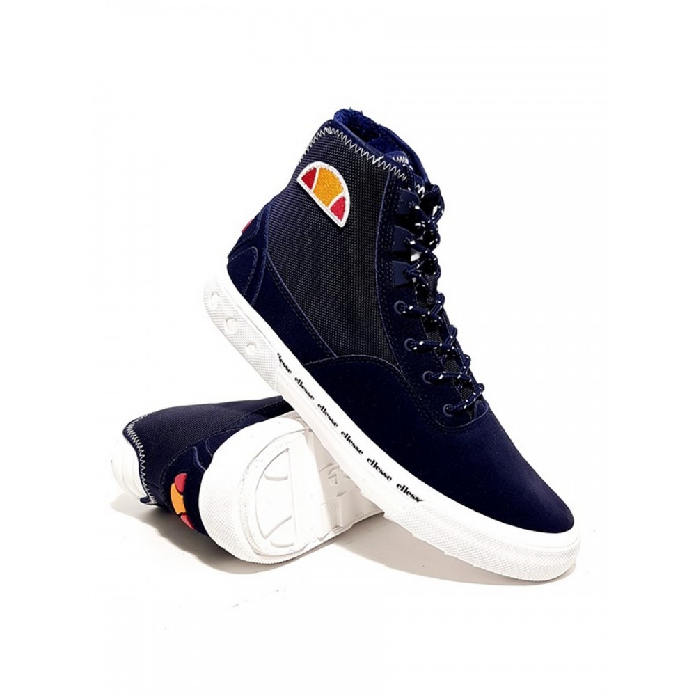 Men\'s Boot Ellesse Zanica Hi Blue Beaver - Fabric