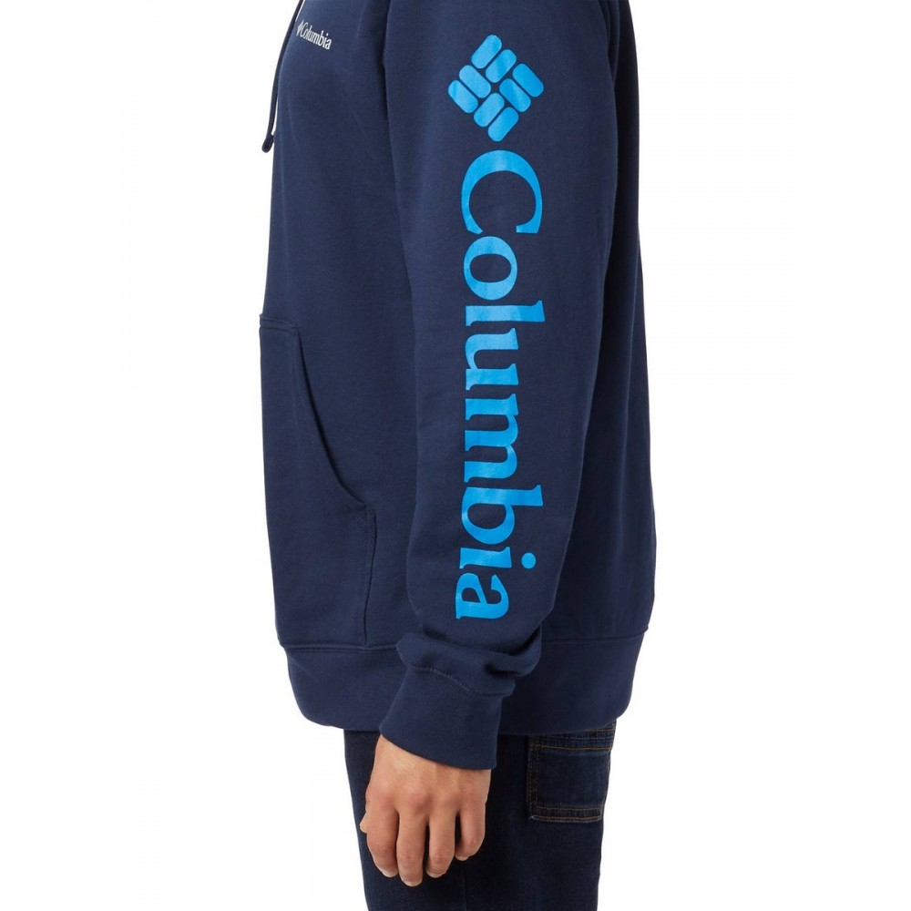 Ανδρική Μπλούζα Columbia 1821014-465 Viewmont™ II Sleeve Graphic Hoodie Μπλε Υφασμα