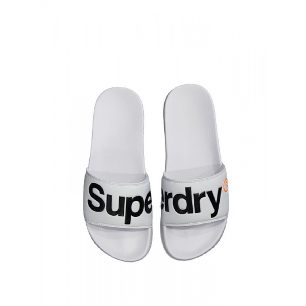 Ανδρική Slider Superdry Classic Superdry Pool Slide MF31008A Ασπρη