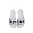 Men Slider Superdry Classic Superdry Pool Slide MF31008A White