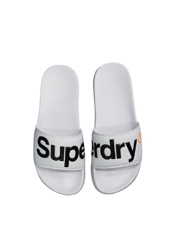 Ανδρική Slider Superdry Classic Superdry Pool Slide MF31008A Ασπρη