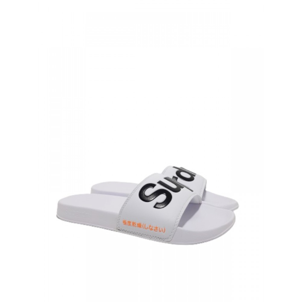 Ανδρική Slider Superdry Classic Superdry Pool Slide MF31008A Ασπρη