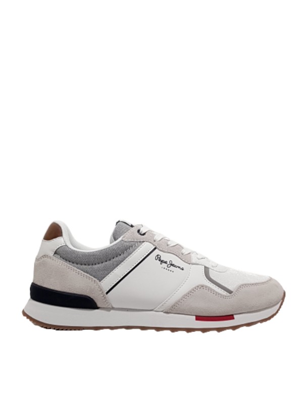 Ανδρικο Sneaker Pepe Jeans Cross 4 Tech PMS30704-800 Ασπρο