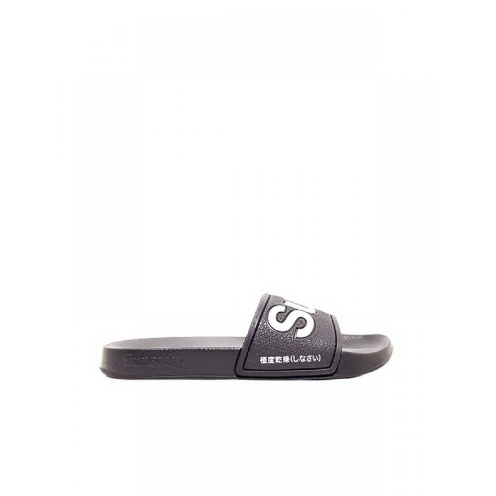 Γυναικεία Slider Superdry Eva Pool Slide WF30000-999 Μαύρη