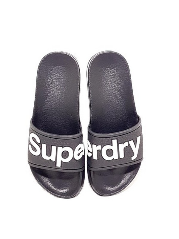 Γυναικεία Slider Superdry Eva Pool Slide WF30000-999 Μαύρη