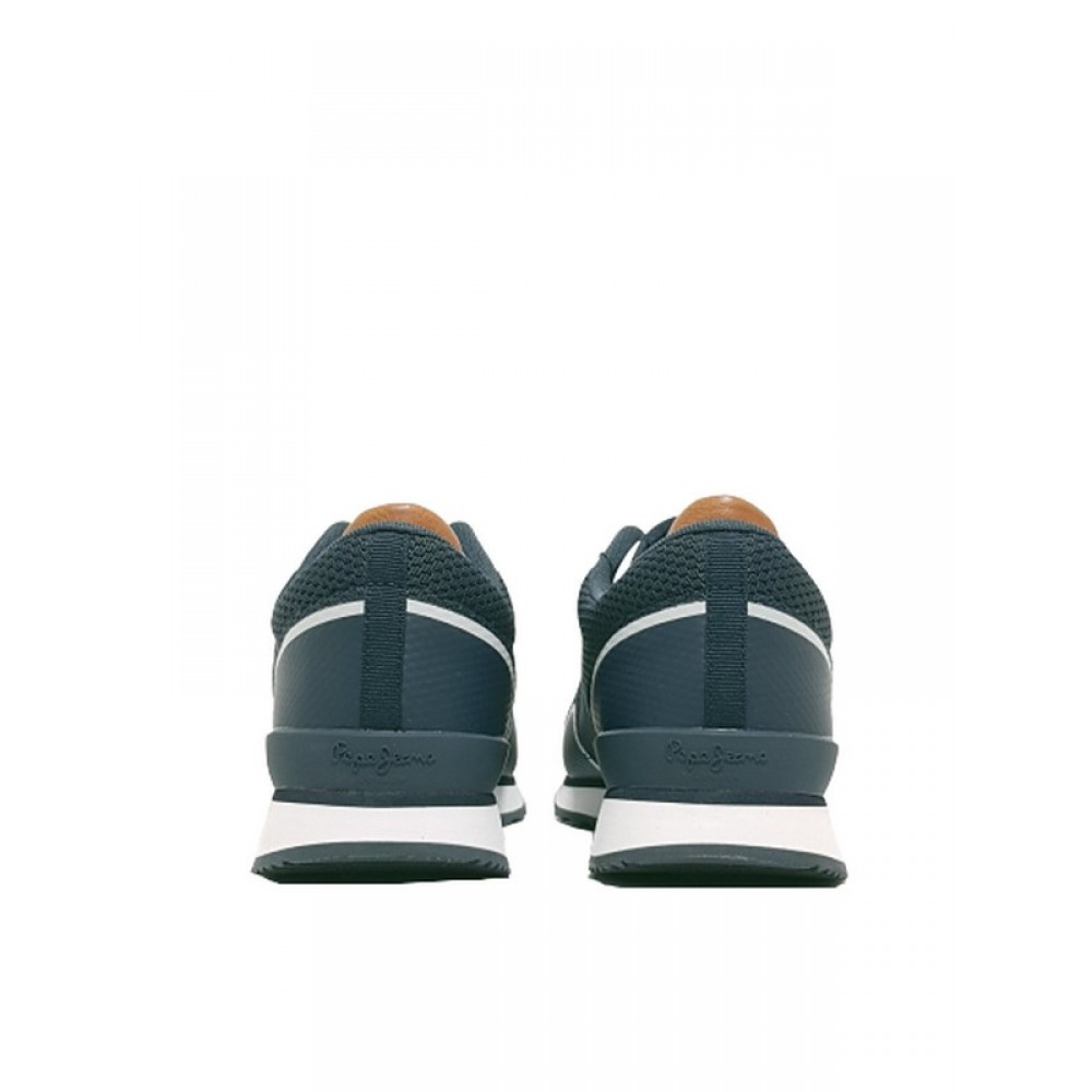 Ανδρικο Sneaker Pepe Jeans Cross 4 Knit PMS30706-595 Μπλέ
