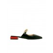 Women Mule Wall Street 156-21492 Black