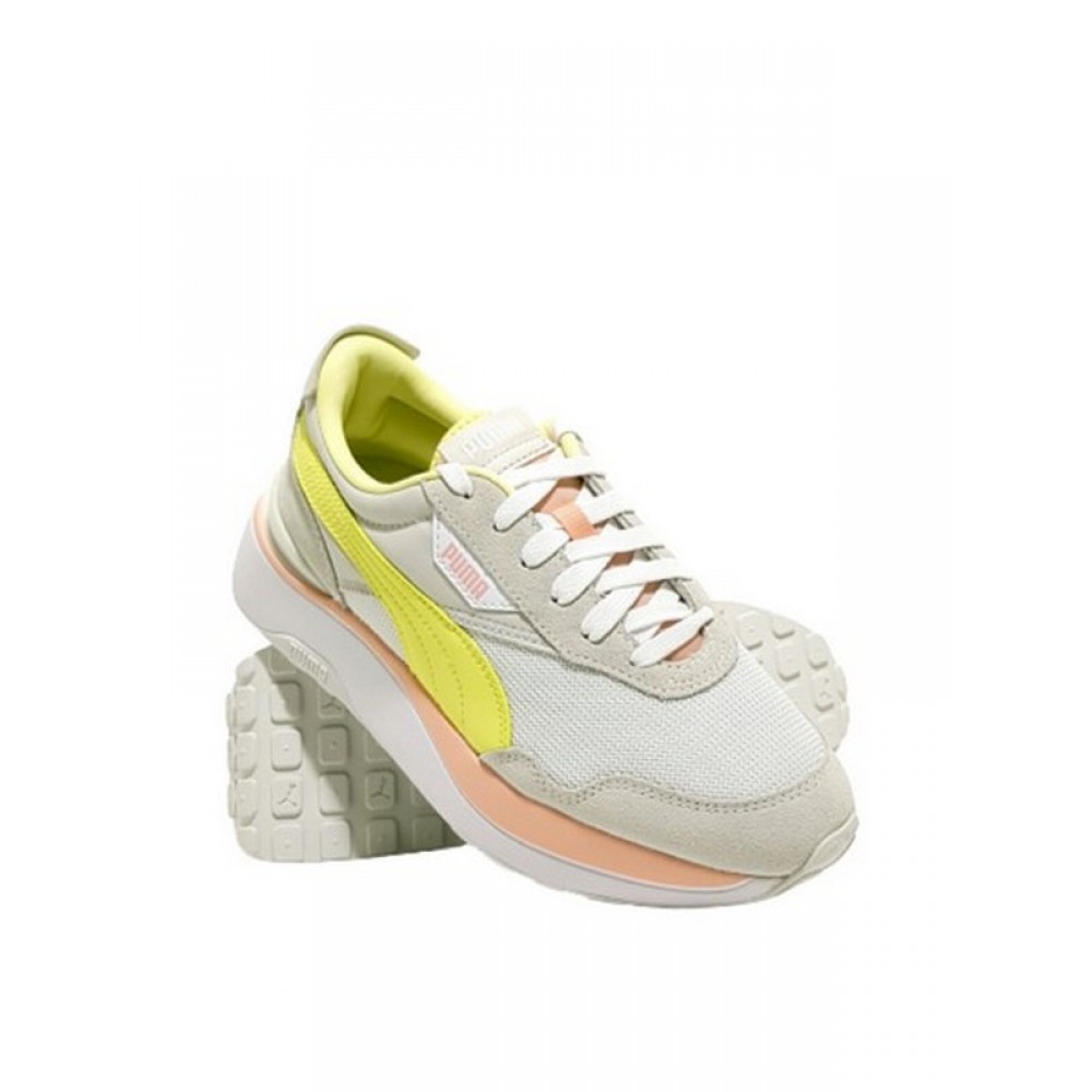 Γυναικείο Sneaker Puma Cruise Rider Silk 375072-03 Ασπρο Γυναικείο Sneaker Puma Cruise Rider Silk 375072-03 Ασπρο