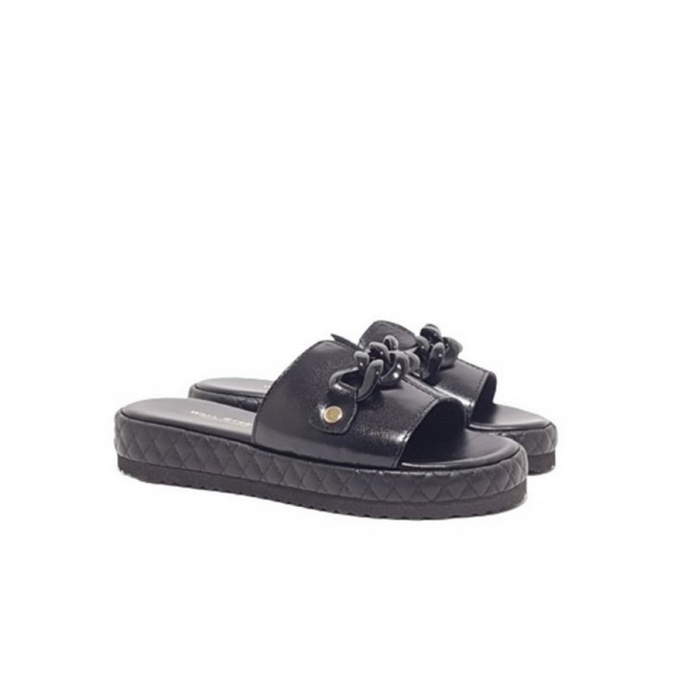 Women Mule Wall Street 156-21492 Black