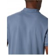 Men\'s T-Shirt Polo Columbia Cascade Range Polo AO1217-441 Light Bluei Fabric